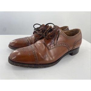 Church's Cap Toe Calf Oxford Brogue Shoes Brown